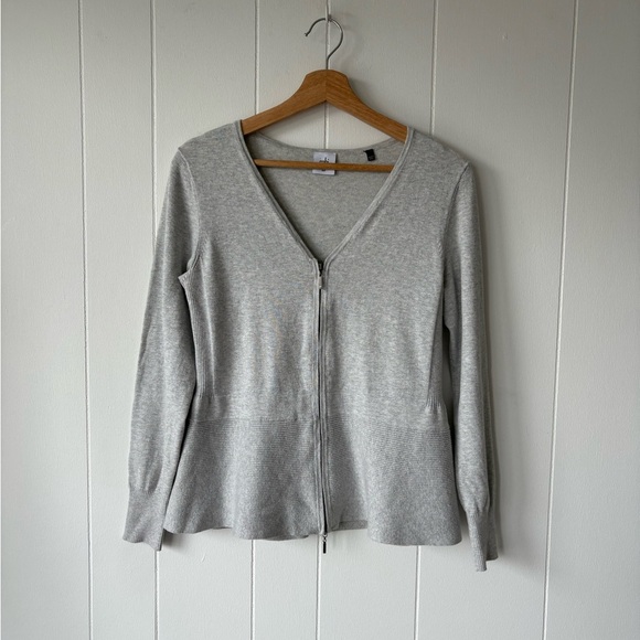 Cabi Willow Double Zip Cardigan | Size Medium - Picture 3 of 9